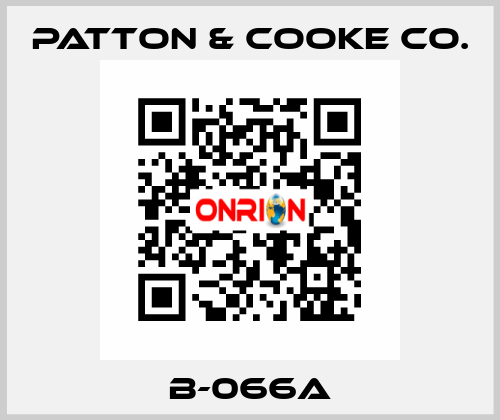 B-066A Patton & Cooke Co.