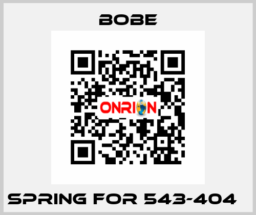 spring for 543-404В Bobe