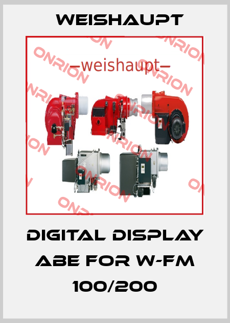 Digital Display ABE For W-FM 100/200 Weishaupt