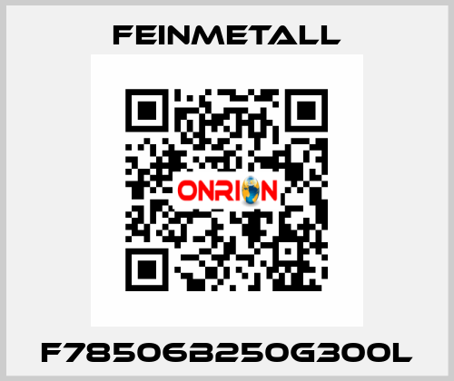 F78506B250G300L FEINMETALL