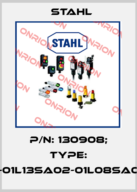 p/n: 130908; Type: 8040/1380X-01L13SA02-01L08SA01-01L15SA02 Stahl