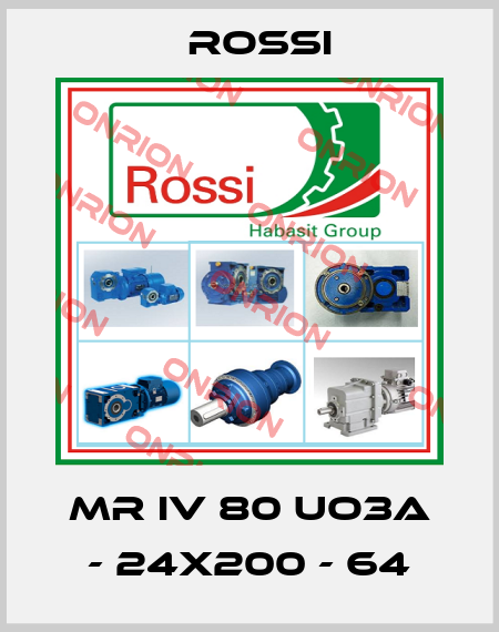 MR IV 80 UO3A - 24x200 - 64 Rossi
