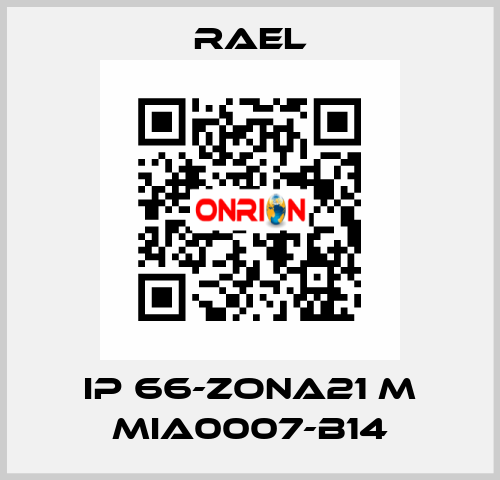 IP 66-ZONA21 M MIA0007-B14 RAEL