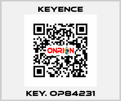 KEY. OP84231 Keyence