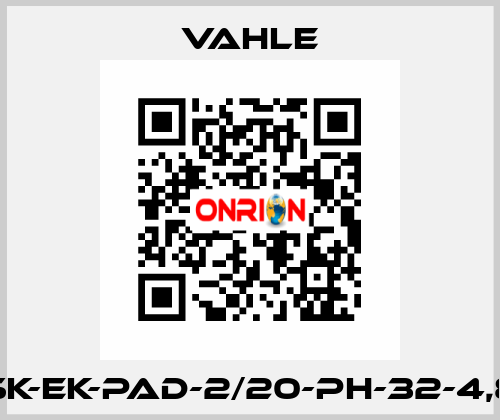 SK-EK-PAD-2/20-PH-32-4,8 Vahle