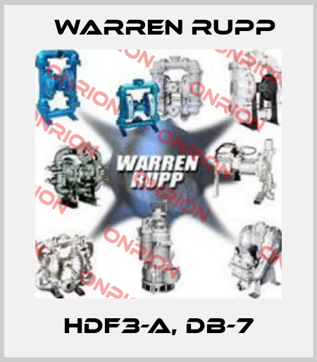 HDF3-A, DB-7 Warren Rupp