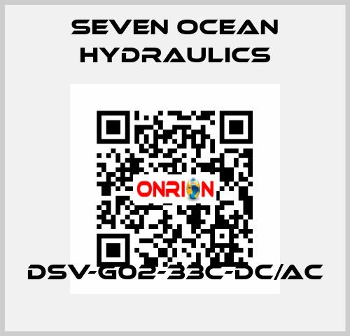 DSV-G02-33C-DC/AC Seven Ocean Hydraulics