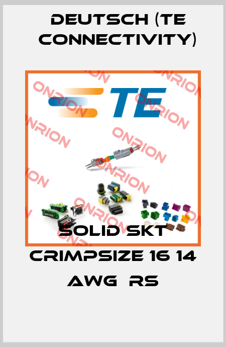 Solid SKT CrimpSize 16 14 AWG  RS Deutsch (TE Connectivity)