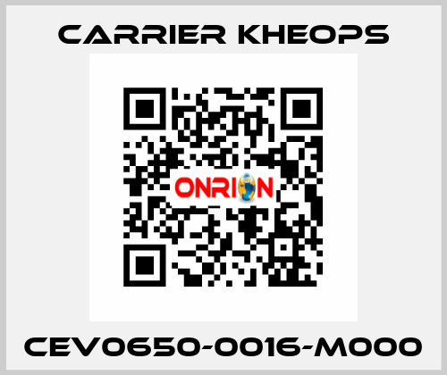 CEV0650-0016-M000 Carrier Kheops