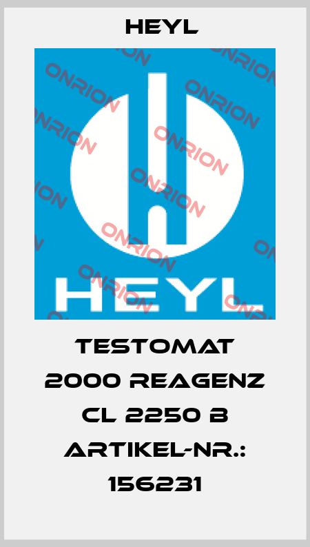 Testomat 2000 Reagenz CL 2250 B Artikel-Nr.: 156231 Heyl