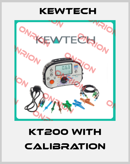 KT200 with calibration Kewtech