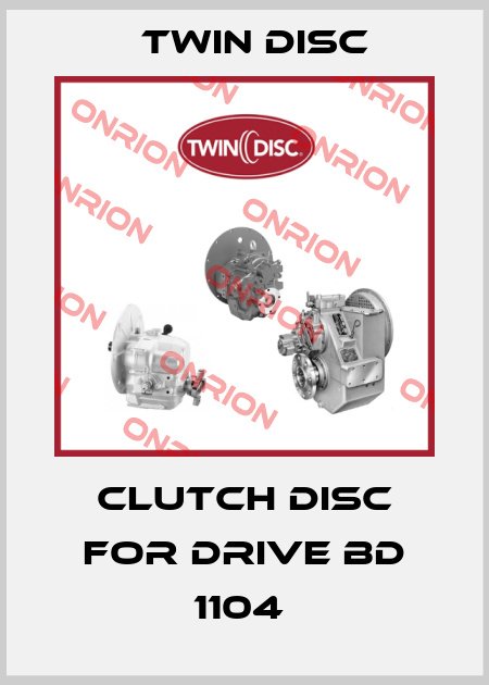 Clutch disc for drive BD 1104  Twin Disc
