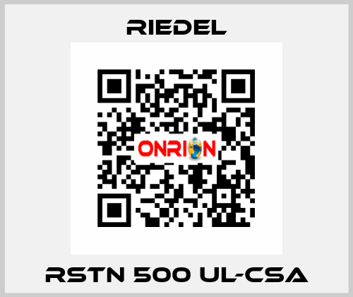 RSTN 500 UL-CSA Riedel