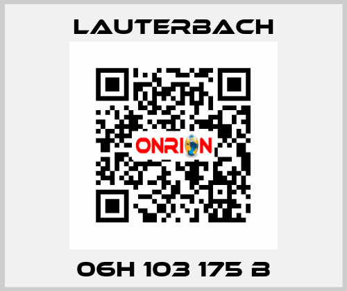 06H 103 175 B Lauterbach