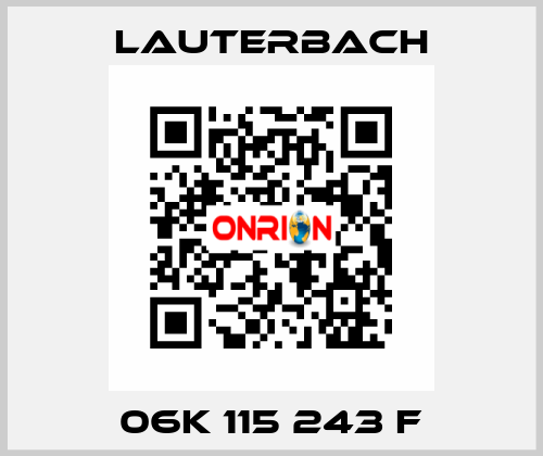 06K 115 243 F Lauterbach