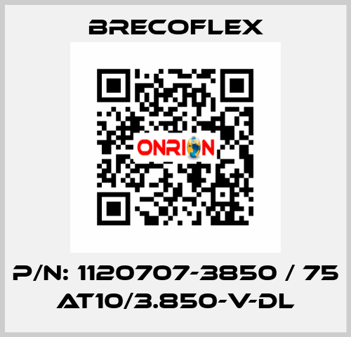 P/N: 1120707-3850 / 75 AT10/3.850-V-DL Brecoflex