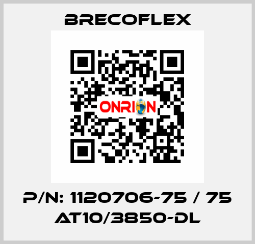 P/N: 1120706-75 / 75 AT10/3850-DL Brecoflex