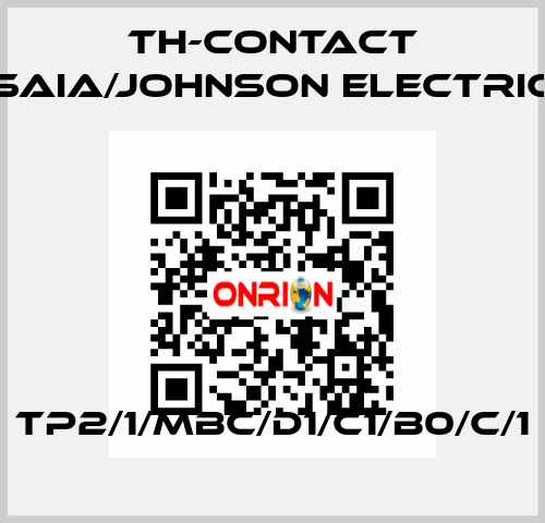  TP2/1/MBC/D1/C1/B0/C/1 TH-Contact (Saia/Johnson Electric)