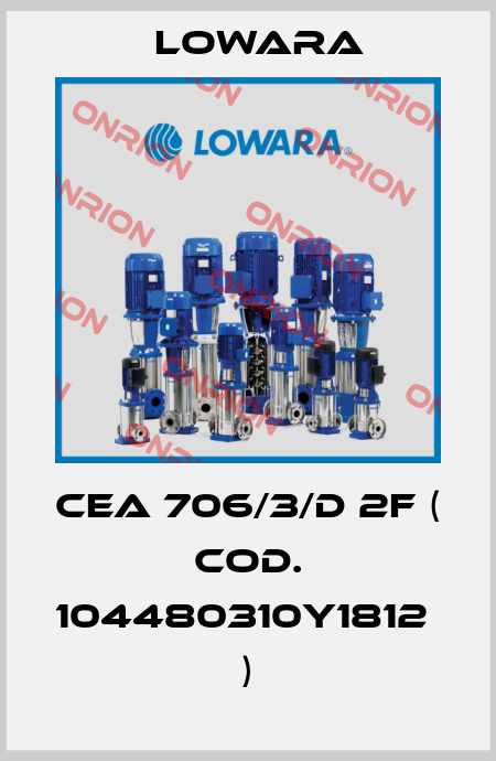 CEA 706/3/D 2F ( Cod. 104480310Y1812  ) Lowara