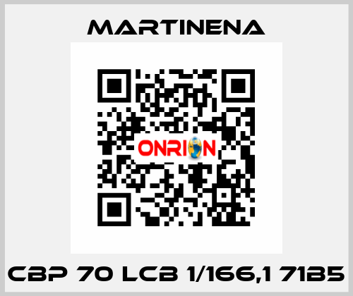 CBP 70 LCB 1/166,1 71B5 Martinena