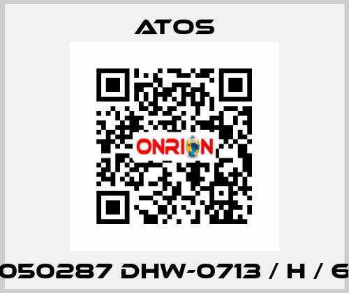 050287 DHW-0713 / H / 6 Atos