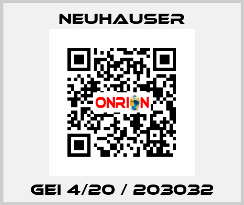 GEI 4/20 / 203032 Neuhauser