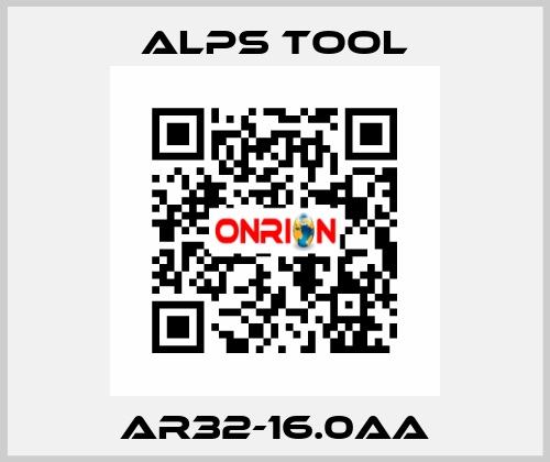 AR32-16.0AA ALPS TOOL