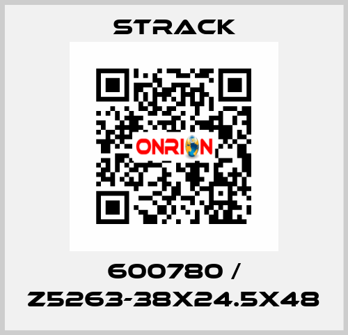 600780 / Z5263-38X24.5X48 Strack