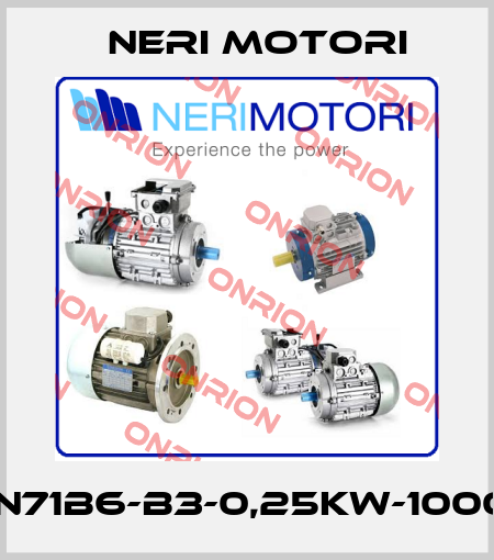 IN71B6-B3-0,25kW-1000 Neri Motori
