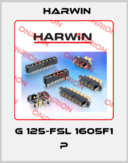 G 125-FSl 1605F1 P Harwin