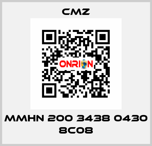 MMHN 200 3438 0430 8C08 CMZ