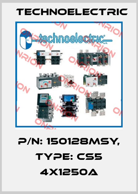 P/N: 150128MSY, Type: CS5 4X1250A Technoelectric