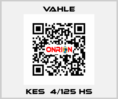 KES  4/125 HS Vahle