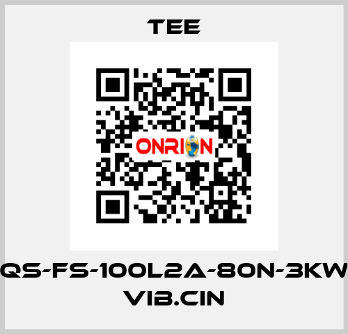 QS-FS-100L2A-80N-3KW VIB.CIN TEE