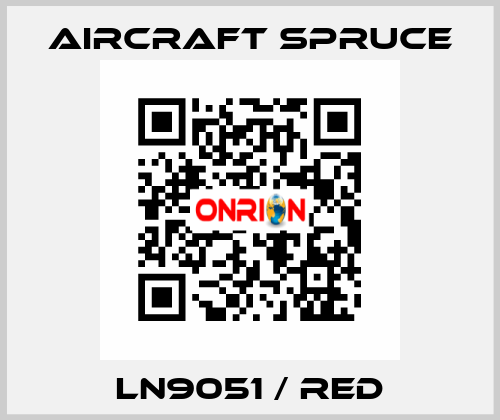 LN9051 / red Aircraft Spruce