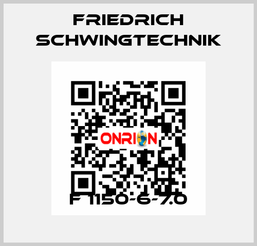 F 1150-6-7.0 Friedrich Schwingtechnik