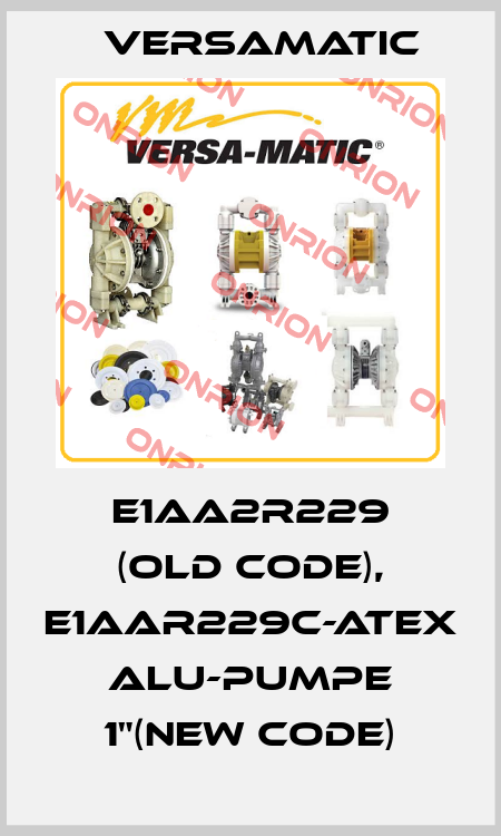 E1AA2R229 (old code), E1AAR229C-ATEX Alu-Pumpe 1"(new code) VersaMatic