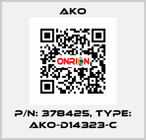 P/N: 378425, Type: AKO-D14323-C AKO