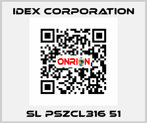 SL PSZCL316 51 IDEX Corporation