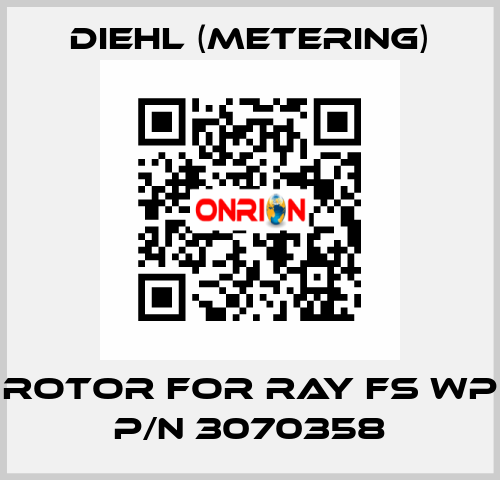 rotor for RAY FS WP p/n 3070358 Diehl (Metering)