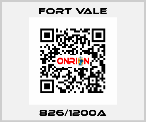 826/1200A Fort Vale