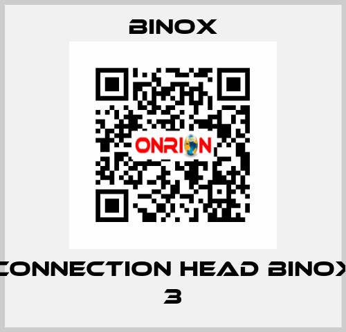 Connection head BINOX 3 Binox