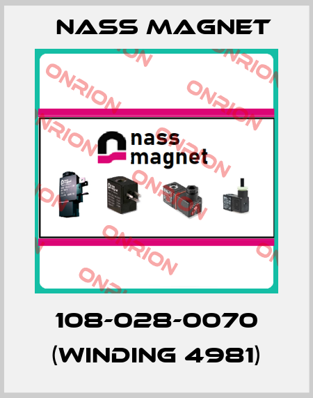 108-028-0070 (winding 4981) Nass Magnet