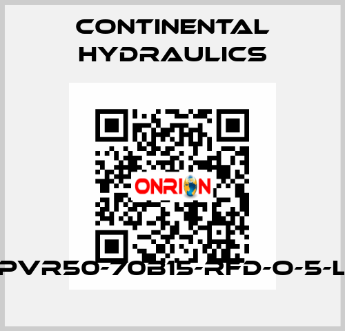 PVR50-70B15-RFD-O-5-L Continental Hydraulics