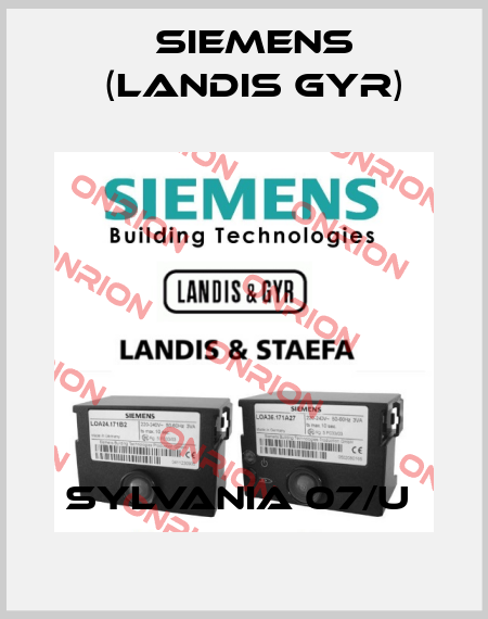 SYLVANIA 07/U  Siemens (Landis Gyr)