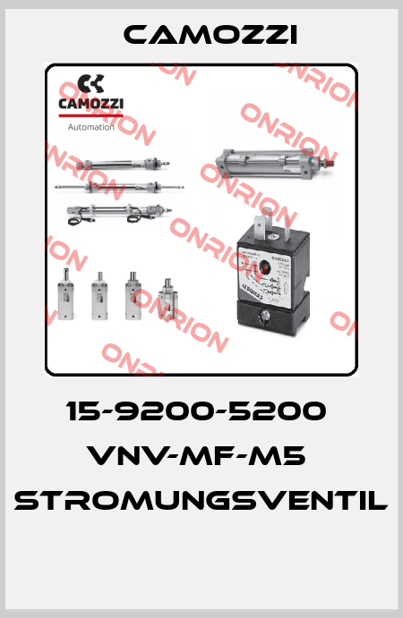 15-9200-5200  VNV-MF-M5  STROMUNGSVENTIL  Camozzi