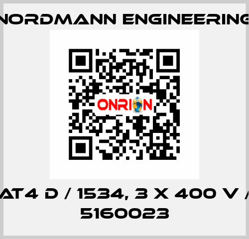 AT4 D / 1534, 3 x 400 V / 5160023 NORDMANN ENGINEERING