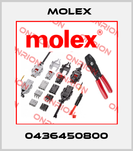 0436450800 Molex