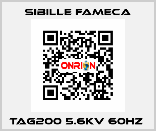 TAG200 5.6KV 60HZ  Sibille Fameca