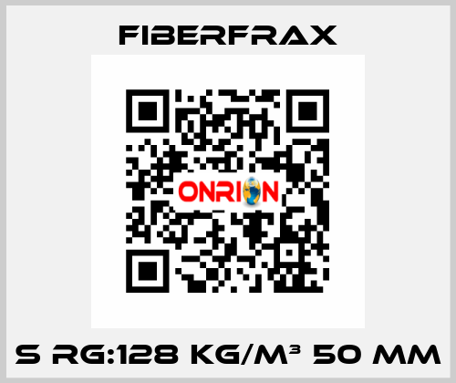 S RG:128 KG/M³ 50 MM Fiberfrax